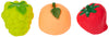 Ratnas Squeezy Toys Fruits 3 pcs Pack for Infants. The Sweet Musical Sound of The Squeezy Toy Makes Kids Happy and Makes Their 