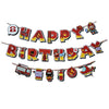 Atpata Funky Fire Engine Fire Fighter Truck Balloons Fire Brigade Theme Fire Van Birthday Party Balloons & Decorations (Fire Bir