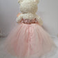 KINNEX COLLECTIONS SINCE 1997 20 Teddy Bear with Elegant Dress (Centerpiece) ~ B16631N-29M (Blush)