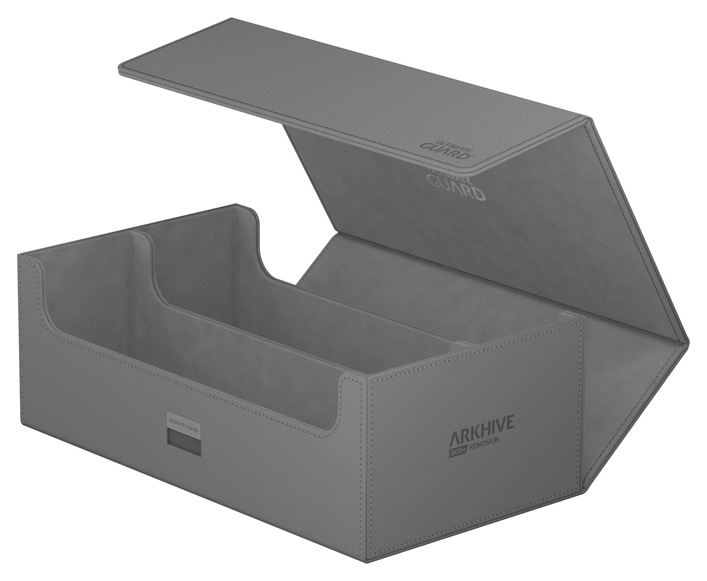 Ultimate Guard Arkhive 800+, Deck Case For 800 Double-Sleeved Tcg Cards, Grey, Compatible With Boulders, Magnetic Closure & Microfiber Inner Lining