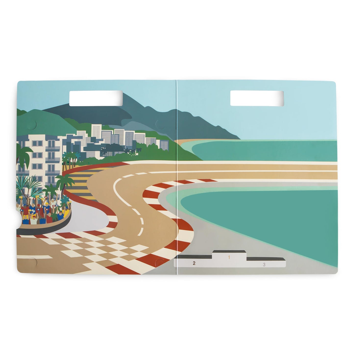 mushie Reusable Sticker Book Set (Race Cars) | 100+ Removable Puffy Stickers | Arts & Crafts Activity for Kids | Ages 3+