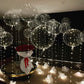 Warm White Led Balloons 6Set Light Up Balloons Clear Bobo Balloons With String Lights For Party, Birthday, Anniversary, Wedding, Christmas(Warm White)