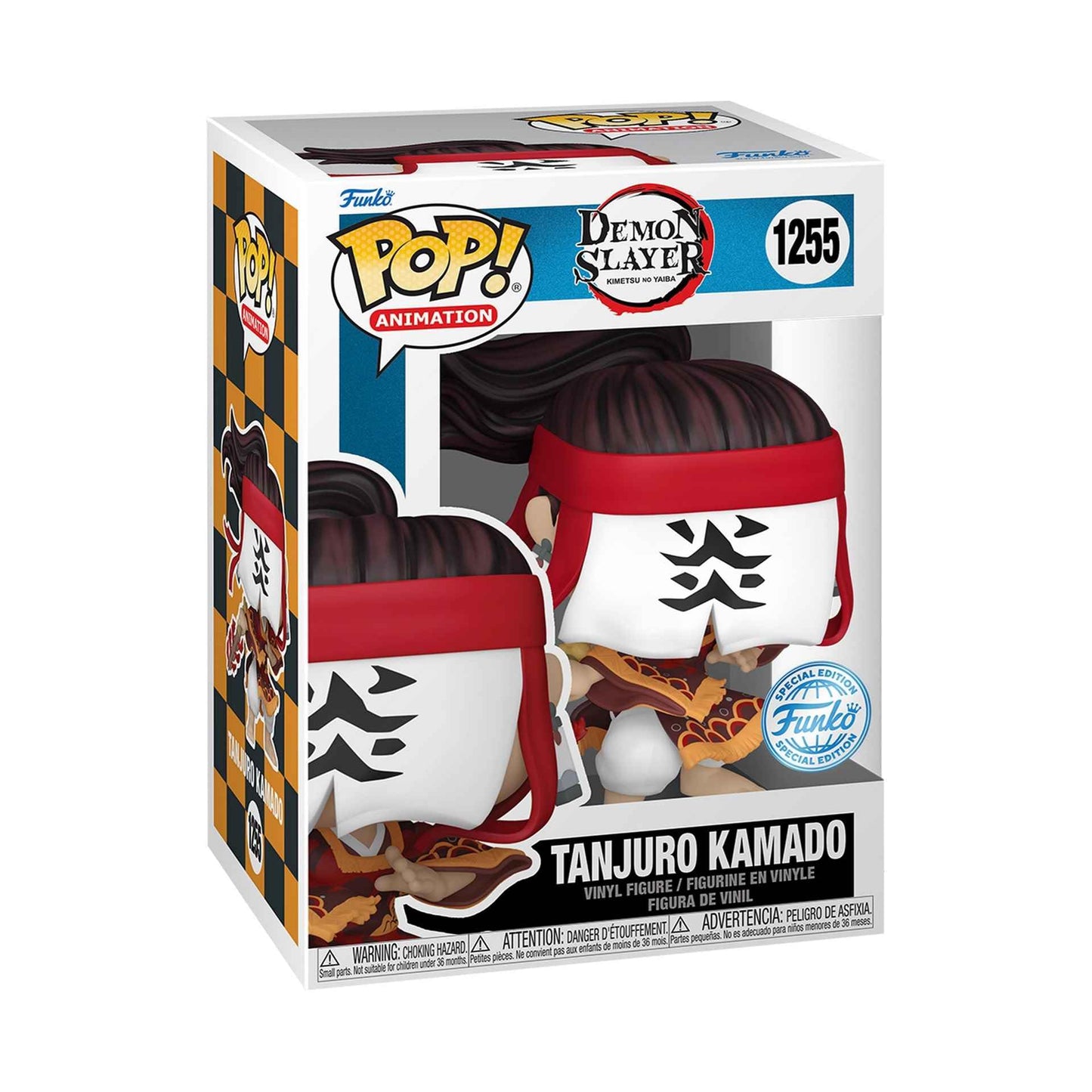 Funko Pop Demon Slayer Tanjuro Kamado Hinokami Kagura Figure Special Edition Multicolor limited availability #1255