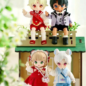 Gnatapiay Bjd Dolls Blind Box For Girls Surprise Gifts, Random Design Kawaii Series Collectable Action Figure Bjd Doll For Girls
