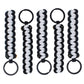 BubbasGarageTv - Large Heavy Duty Paracord Zipper Pulls (White)