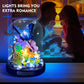 ZQJKLE Flower Bouquet Butterfly Building Set with LED String Light, Butterfly Flower Botanical Collection, 530 Pcs Mini Bricks B