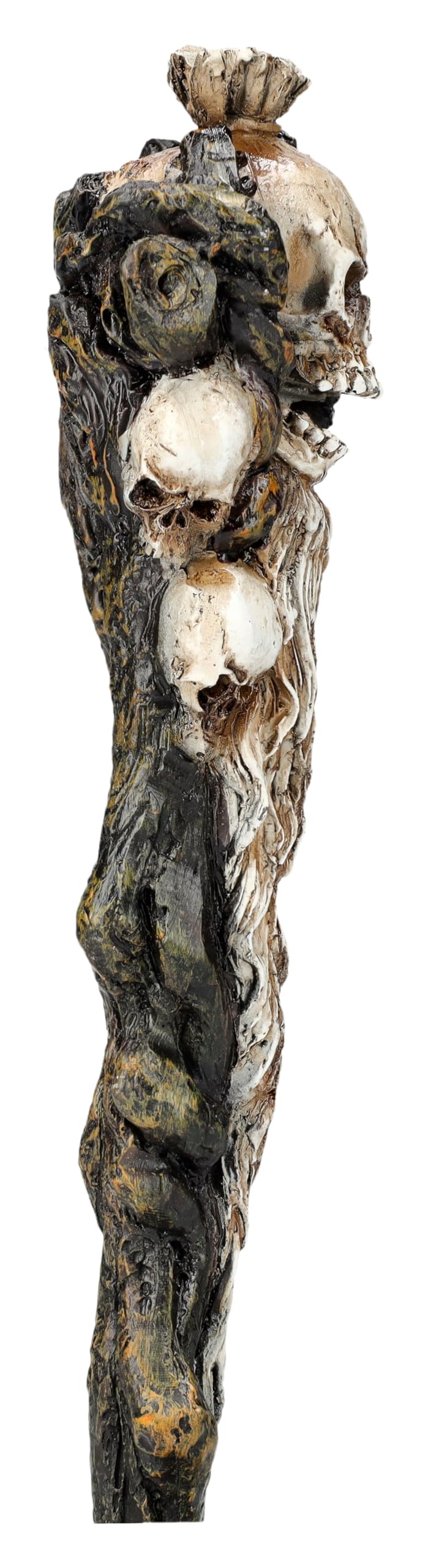 Pacific Giftware Skull Heads Magic Resin Figurine Statue Wand