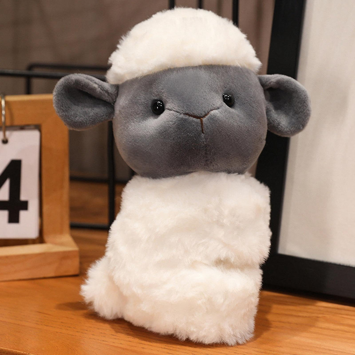 SNAPPSY Animal Bracelet Plush Doll Realistic Decor Cute Soft Interactive Toy Figures Lamb