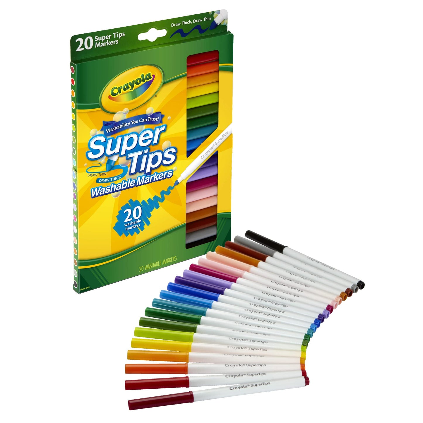 Super Tips 20-Count Fine Line Marker