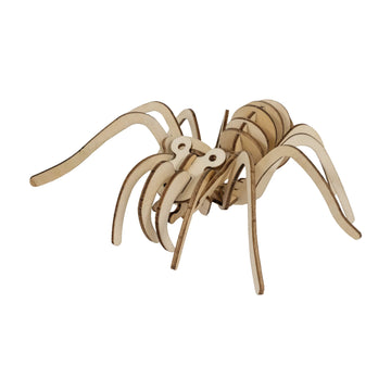 Eco 3D Wooden Puzzle - Tarantula From Deluxebase. Sustainable Wood Animal Puzzle Craft Set. Model Building Kit For Educational T