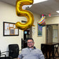 Gold Number 3 Balloon 40 Inch, 3 Balloon Number, 3Rd Birthday Decorations, Gold Party Supplies For Boys Girls