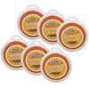 Jumbo Circular Washable Stamp Pad - Yellow - 5.75 dia. - Pack of 6
