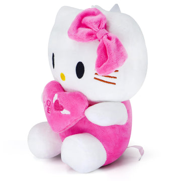 Coaqac Kawaii Plush Toy With Love Piloow, Soft Cartoon Plush, Theme Party Favor, Birthday Gift For Girls Boys (Love -A)
