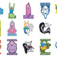 Adventure Time New Stickers - Series 3 - Complete Set of 15 Large Stickers (Includes Jake, Finn, Princess Bubblegum, Ice King, B