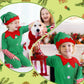 Geyoga Christmas Costumes Cute Outfits Include Hat Shoes And Other Accessories For Kids Cosplay(Green,Medium)