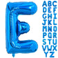 Toniful 40 Inch Large Blue Letter E Balloons Giant Alphabet Letter Balloons,Foil Mylar Big Balloons For Birthday Party Anniversa
