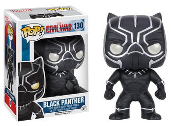 Funko POP Marvel Captain America 3 Black Panther Action Figure - 3.75" Vinyl, Black, Model SS-FNK-7229