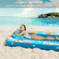 Inflatable Tanning Pool Lounger Float - Jasonwell 4 in 1 Sun Tan Tub Sunbathing Pool Lounge Raft Floatie Toys Water Filled Tanning Bed Mat Pad for mature-themed Blow Up Kiddie Pool Kids Ball Pit Pool