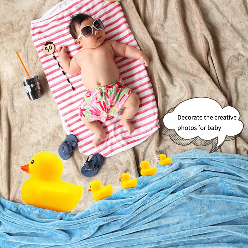 Kalafona 17.7 Giant Yellow Rubber Duck Bath Toy - Jumbo No Hole Waterproof for Baby Showers, Parties, Beach & Pool Fun