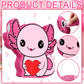 Seenelling Axolotl Piñata - Valentine's Day Fiesta Party Decor, Model QAR-Seenelling-3439, Fun Photo Prop, Perfect for Birthdays