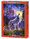CASTORLAND 1000 Piece Jigsaw Puzzle  Wolf Castle  Fantasy Puzzle  Castle at Night  mature-themed Puzzle  Castorland C-104178-2