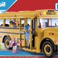 Playmobil School Bus 2022 Model - Multicoloured Plastic Toy for Kids