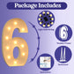 4Ft Light Up Numbers, Large Marquee Numbers For 6Th 16Th 60Th Birthday Decorations, Giant Light Up Numbers For Party Anniversary