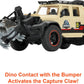 Hot Wheels Matchbox Rc Jurassic World Dominion Jeep Gladiator, 6-Inch Dracorex Dinosaur Figure, Remote-Control Toy Car With Auto-Capture Claw