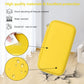 Supmay Carrying Case Compatible with KAVOYI/Beico/TEBIYOU 32 Bit Handheld Games for Kids  Portable Arcade Gaming Player Storage Holder Travel Bag with Mesh Pocket for Battery  USB Cable  Yellow
