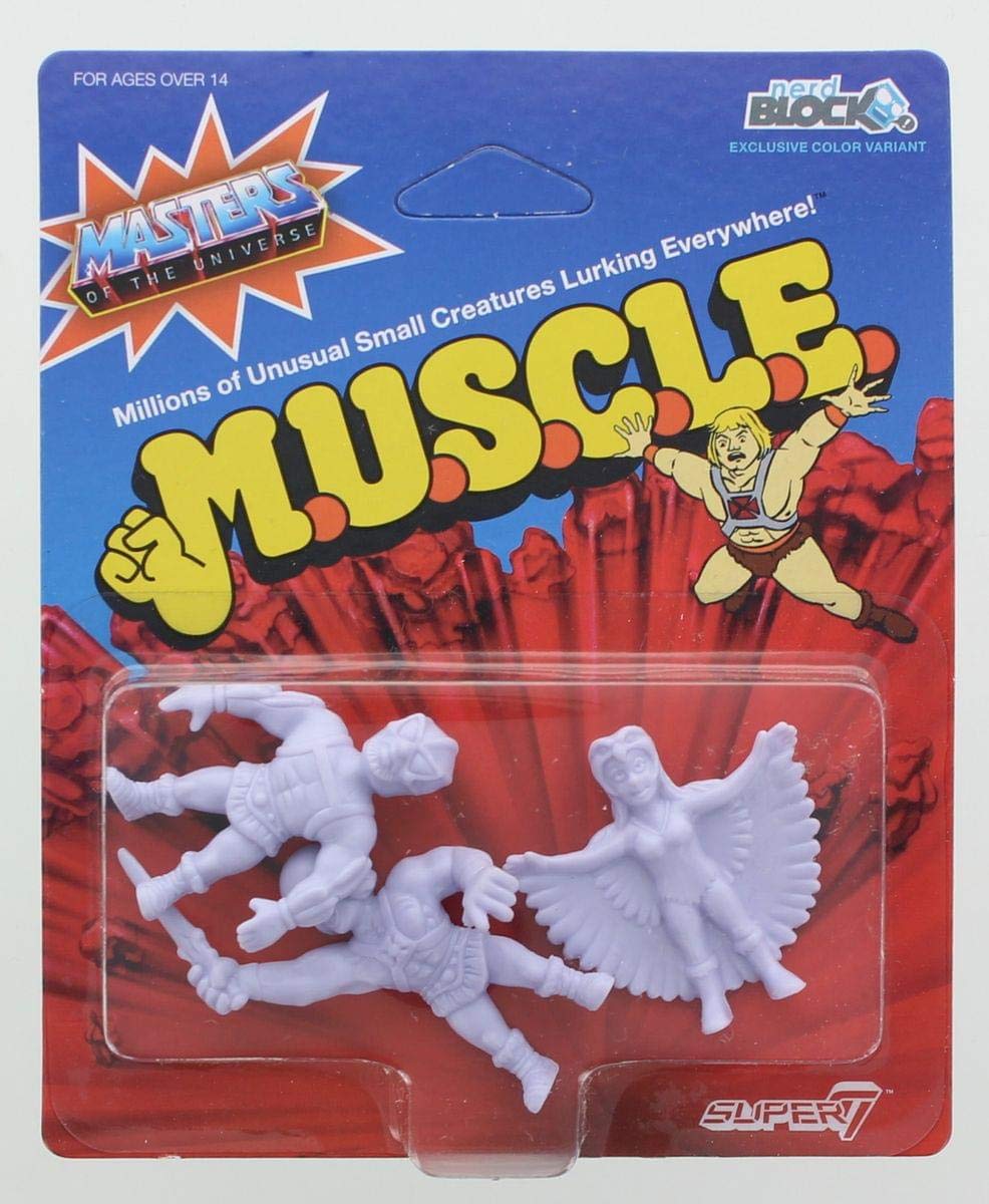 Masters Of The Universe M.U.S.C.L.E. 3-Pack: He-Man Ii, Sorceress, Stratos