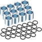 Sumind 36 Pieces Bearing Spacers and Washers Skateboard Hardware Kit for Most Skateboard Trucks and Longboards (24 Washers, 12 S