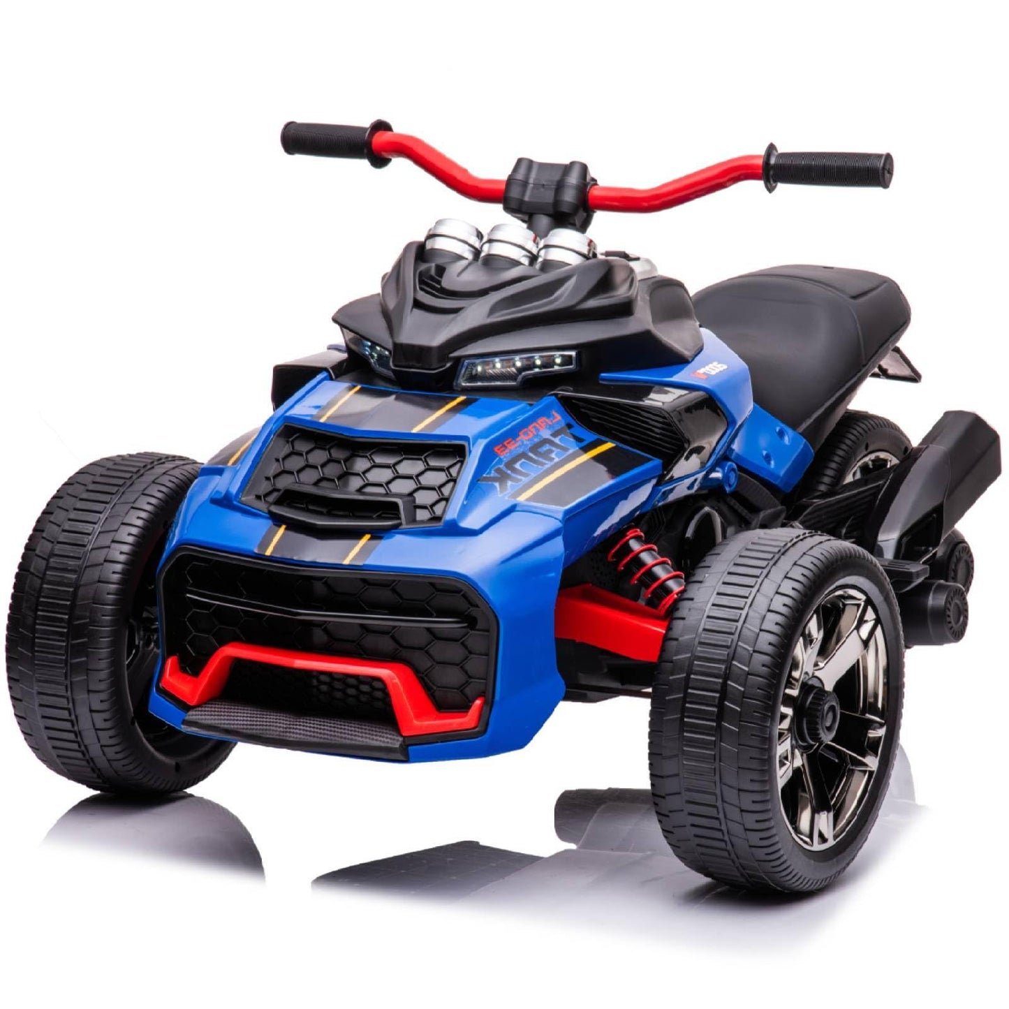 Postack 24V Kids 3 Wheeler Atv Kids Electric Ride On Motorcycle, Battery Powered Kids Electric Vehicle With Bluetooth, Music, Bl