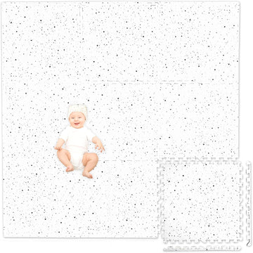 Play Platoon Non-Toxic Large Kids Play Mats For Floors, 9 Tile 72 X 72 Inch - Extra-Thick Interlocking Comfortable Cushioned 24