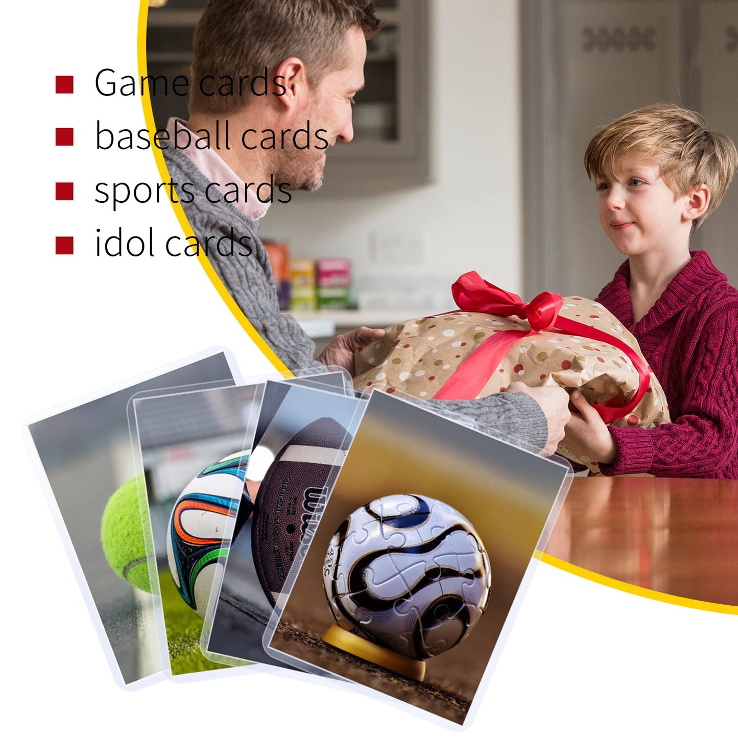 150 Pack 3'X4' Hard Plastic Card Sleeves Top Loaders For Cards, Baseball Card Protectors Hard Plastic, For Baseball Card, Game Cards, Trading Card, And So On