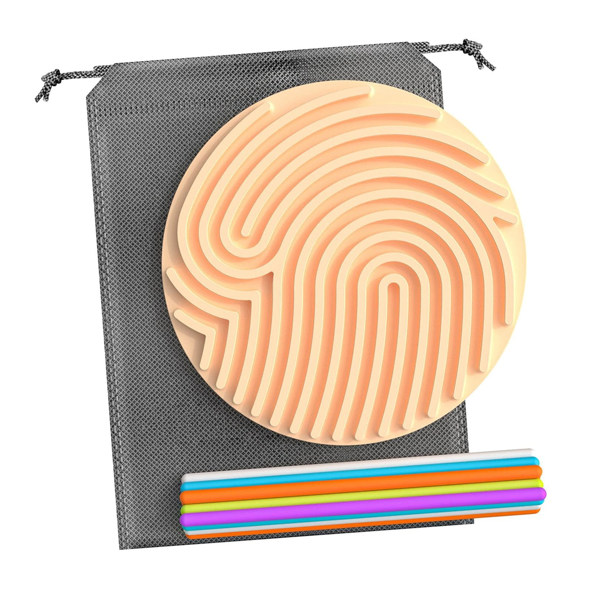 MYADDICTION Sensory Activity Board Coordination Kids Busy Board for Schools Plane Office Orange