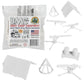 BMC Classic Plastic Army Men Camp Equipment - White 10pc Tents &  US Made