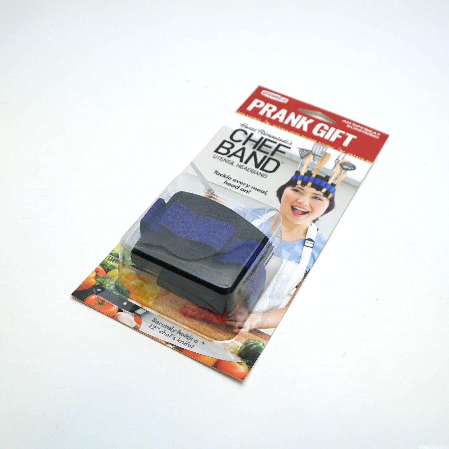 Prank-O Chef Band Prank Gift - Hilarious Gag Gift Idea For Comedy Lovers! Funny Wearable Chef Headband Gag Joke For Birthday, Stocking Stuffer, And More!
