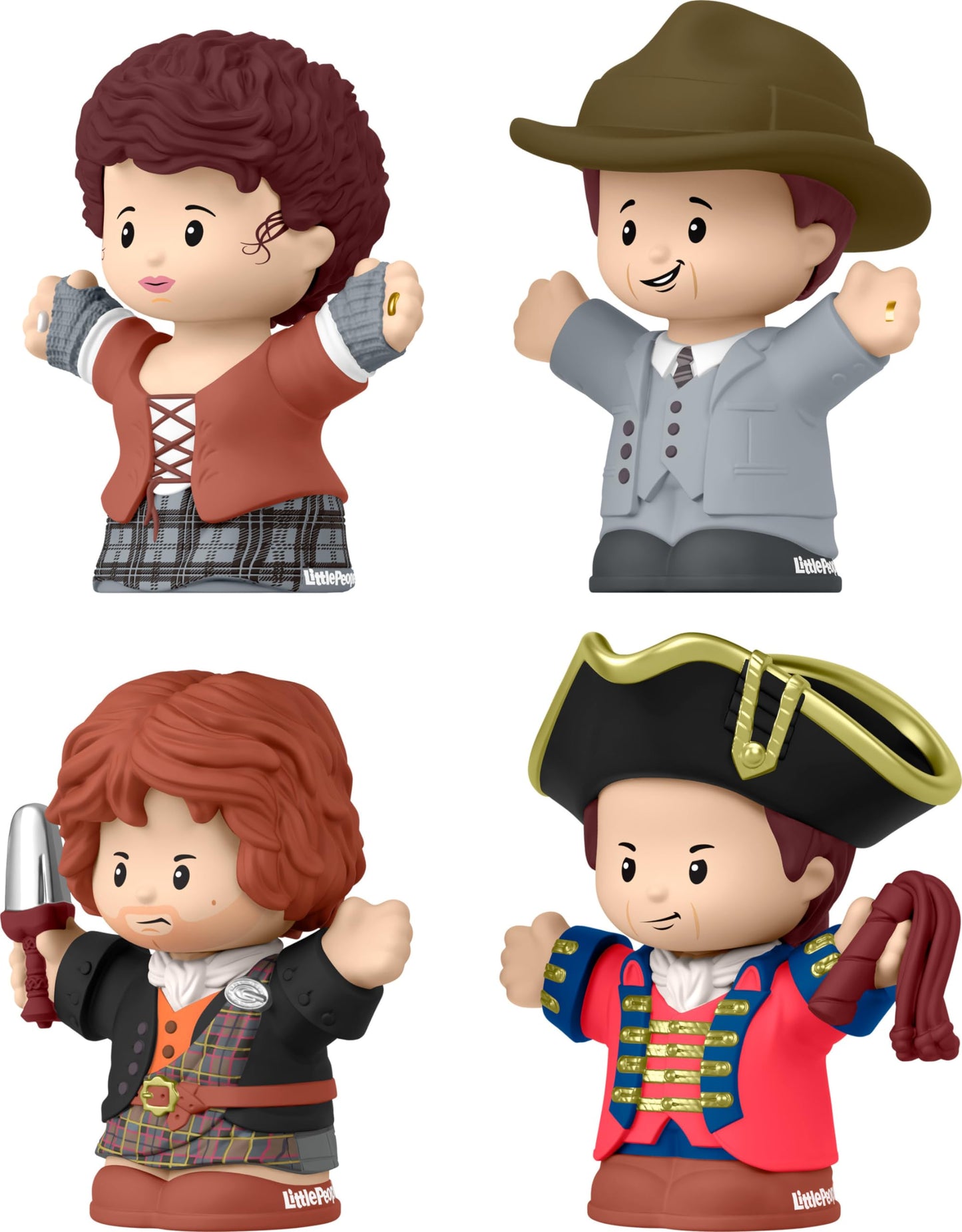 LITTLEPEOPLE COLLECTOR Outlander Special Edition Set - 4 Multicolor Figures in Display Box for Adults & Fans