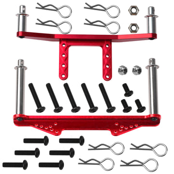 Vgoohobby Metal Front & Rear Body Mounts Body Posts Upgrade Parts Compatible with Traxxas Slash 2WD Rustler Stampede VXL 1/10 RC