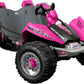 Power Wheels Dune Racer Extreme Ride-On Battery-Powered Vehicle For Preschool Kids, Multi-Terrain Traction, Seats 2, Pink