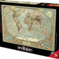 Anatolian 2000 Piece Jigsaw Puzzle - World Map, Model #3935, Brown Cardboard