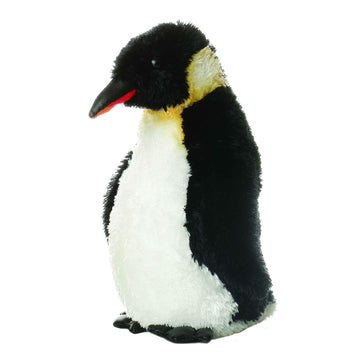 Aurora® Adorable Mini Flopsie™ Mini Emperor Stuffed Animal - Playful Ease - Timeless Companions - Black 8 Inches