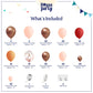 House Of Party Burgundy Balloon Garland Kit - 158 Pcs Metallic Rose Gold, Pink, Burgundy And Gold Balloons Arch Kit For Graduati