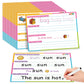Laffunz CVC Word Games Sentence Building for Kids, Sight Words Flash Cards Phonics Games Learn to Write Workbooks, Preschool Kin