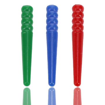 We Games Replacement Plastic Cribbage Pegs, 36 Standard Crib Board Pegs In Assorted Colors, Tapered Pegs For Cribbage Board Games, Bulk Set Cribbage Pegs