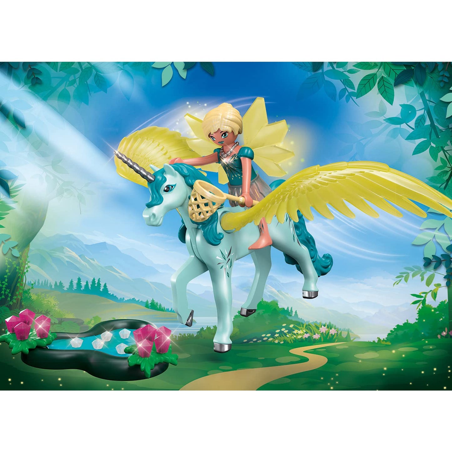 Playmobil Adventures Of Ayuma Crystal Fairy With Unicorn