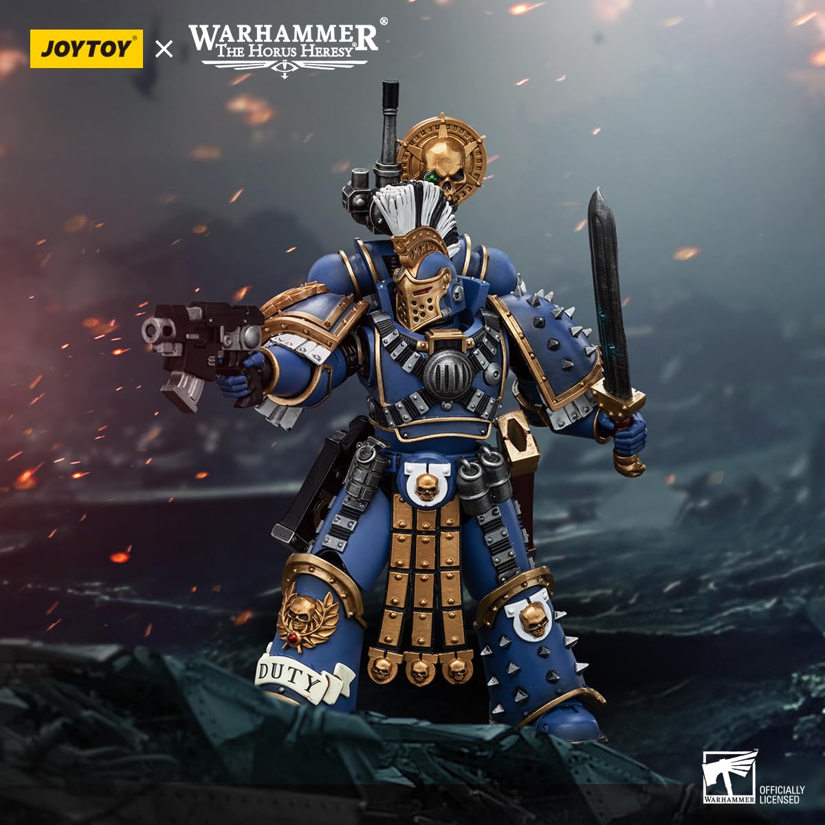 malt-inspiredISE JOYTOY 1/18 Action Figures - Warhammer 40 000 Ultramarines Remus Ventanus - 5 Classic Character Collectible Age 15 and Above