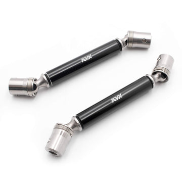 KYX Racing Stainless Steel Center Drive Shaft Upgrades Parts Accessories for RC Crawler Car Axial Capra Unlimited Trail Buggy UT