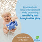 Dr. Brown’S Cleanup Pour & Roar Watering Can, Baby Bath Essentials Kids Toy, 6+ Months Bpa Free, Certified Plastic Neutral