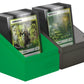 Ultimate Guard Boulder Synergy 100+, Deck Case For 100 Double-Sleeved Tcg Cards, Black/Green, Secure & Durable Storage For Trading Card Games